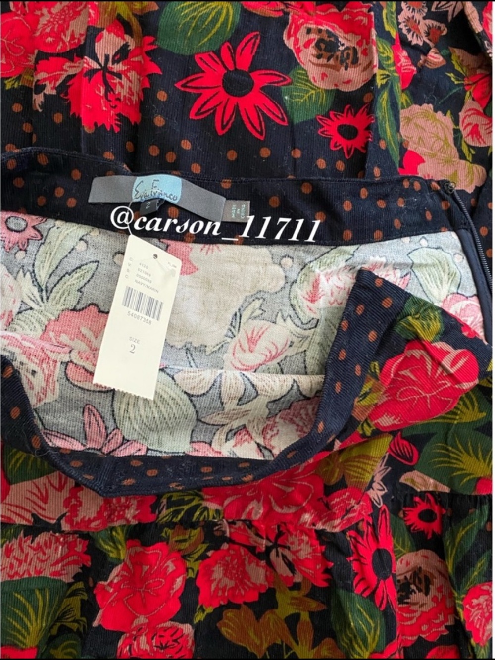 NWT Anthropologie Danette Corduroy Maxi Skirt 2 - Picture 3 of 7